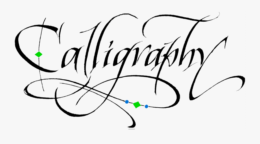 Custom Calligraphy - Line Art, Transparent Clipart