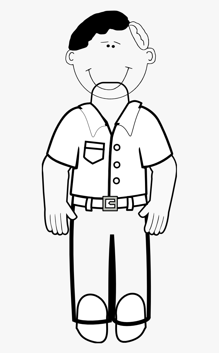 Clipart Of Father Black And White - Dad Clipart, Transparent Clipart