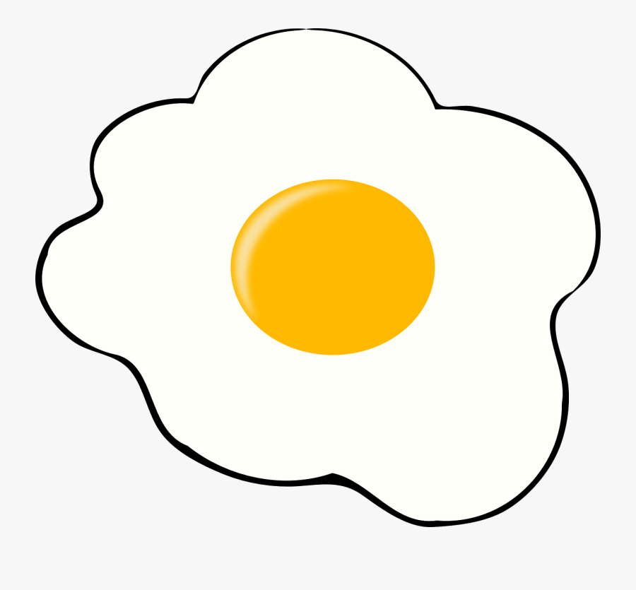 Breakfast Sunny Side Up - Sunny Side Up Clipart, Transparent Clipart