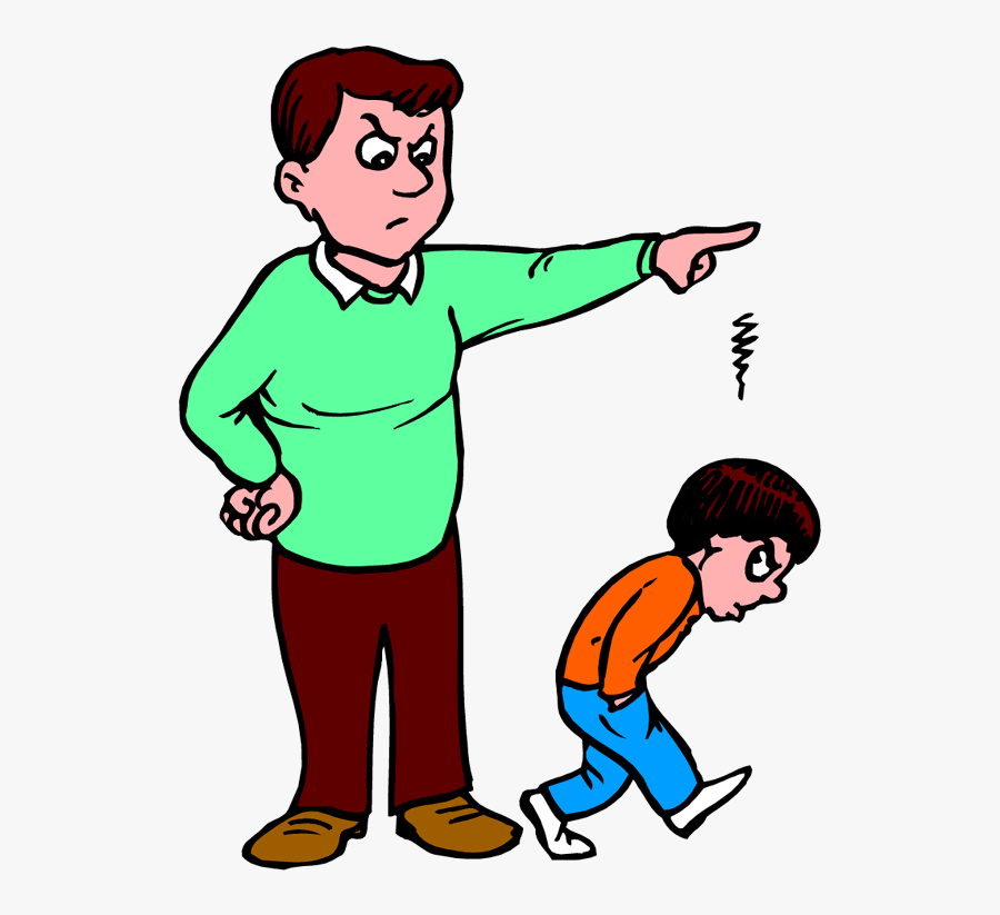 Fail Clipart Angry Parent - Kid Grounded, Transparent Clipart