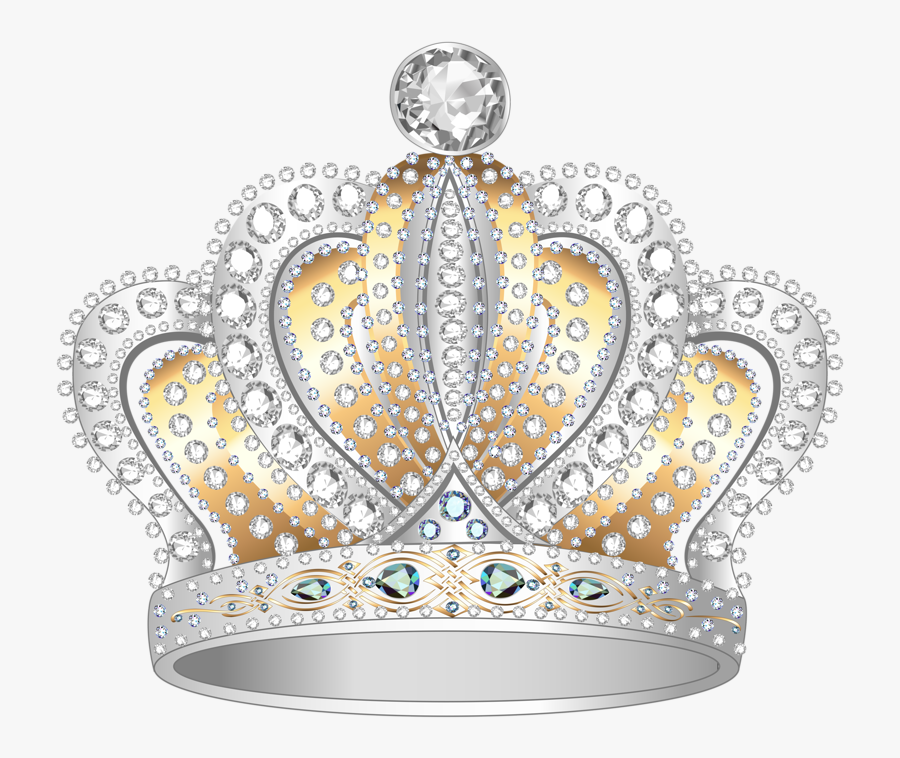 Queen Crown Png High-quality Image - Silver And Gold Crown, Transparent Clipart