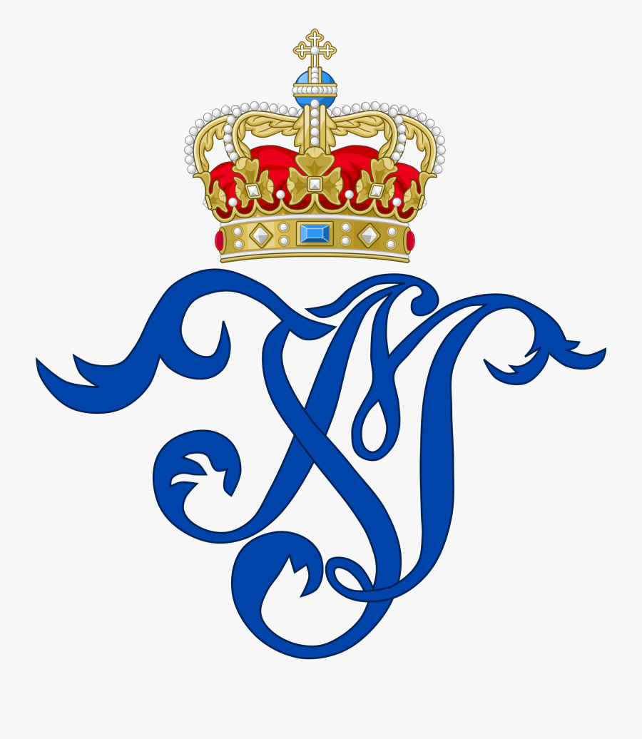 Queen Juliane Marie Of Denmark - Royal Monogram, Transparent Clipart