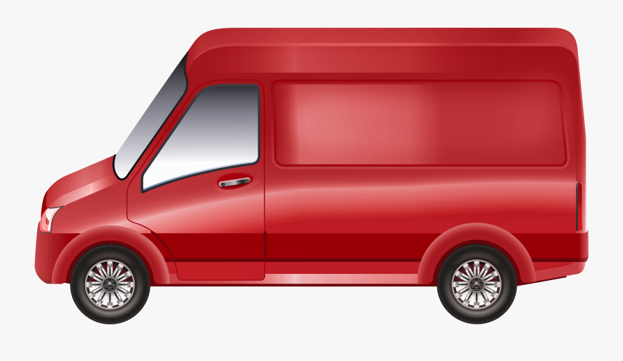Red Van Png Clip Art - Red Van Clipart, Transparent Clipart