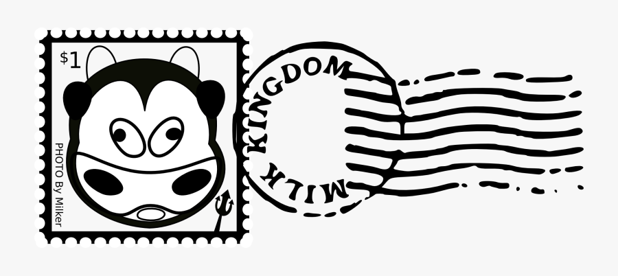 Stamp - Clipart - Stamp Clipart Black And White, Transparent Clipart