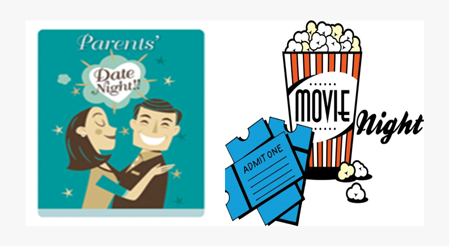 Parents Clipart Parent Evening - Movie Night, Transparent Clipart