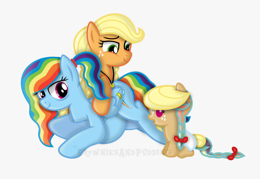 Parent Clipart Pregnant Parent - Mlp Appledash Hug, Transparent Clipart
