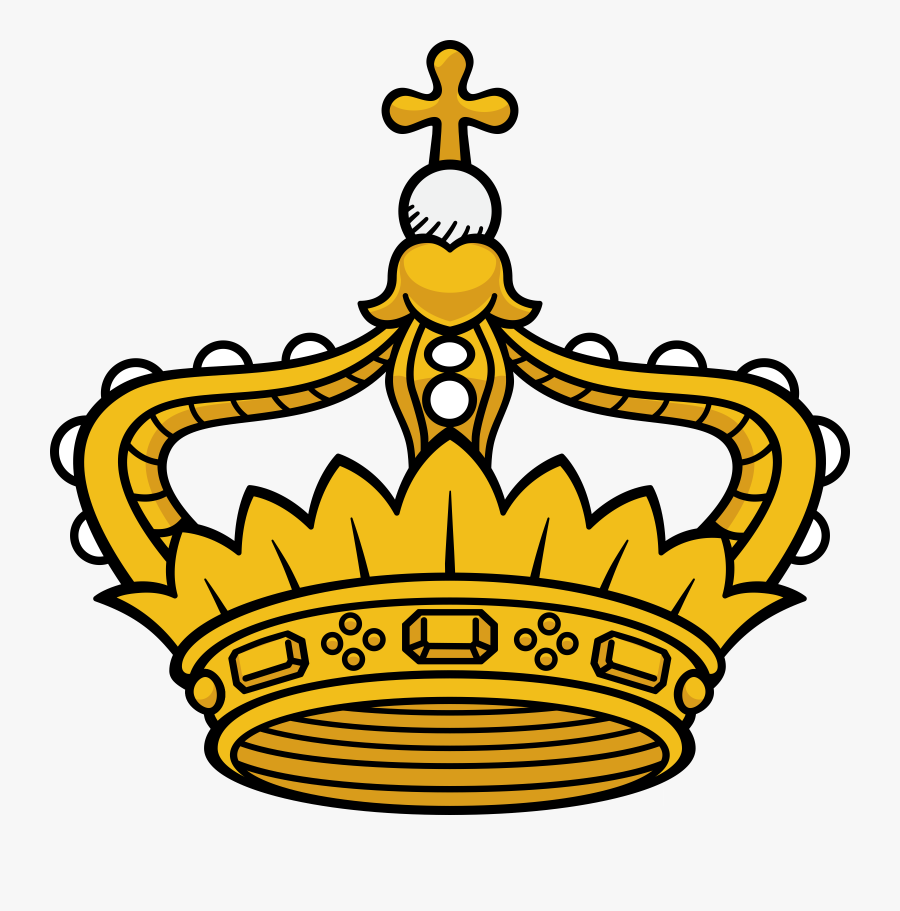 Gold Queen Crown Clip Art - San Marino Coat Of Arms Png, Transparent Clipart