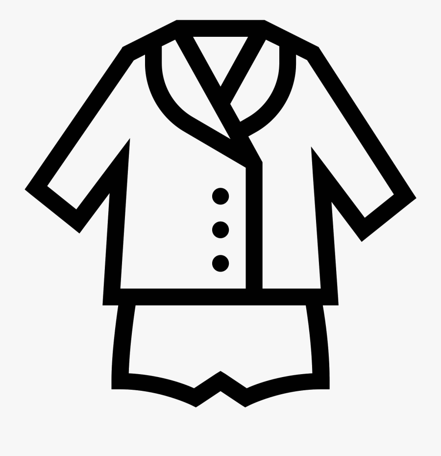 Transparent Pajamas Clipart - Black And White Pajama Clipart, Transparent Clipart