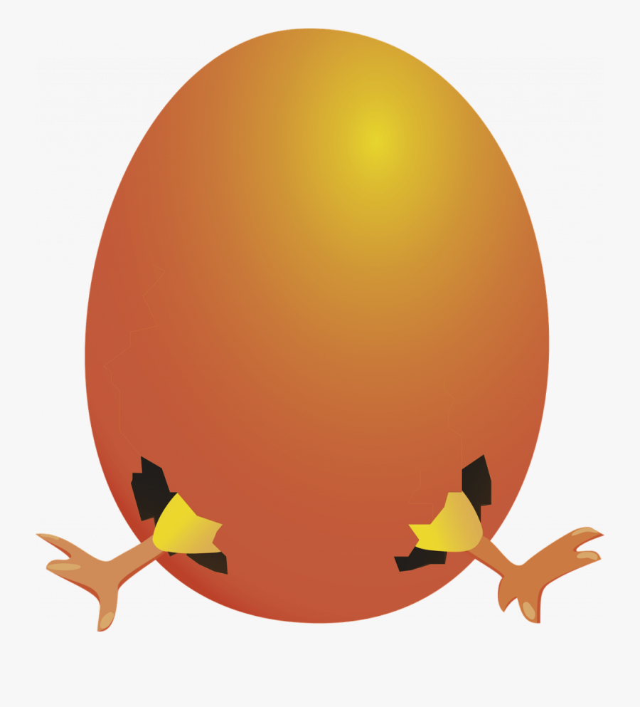 Hatching Easter Egg Clipart, Transparent Clipart