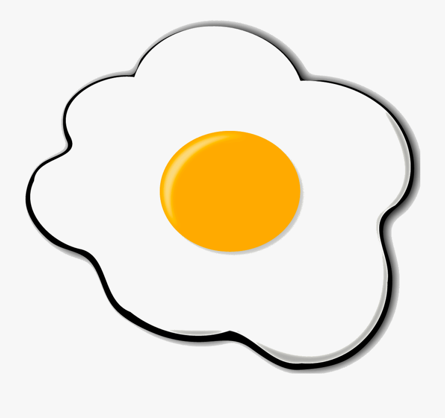 Fried Egg Clipart Fri - Sunny Side Up Egg Logo, Transparent Clipart