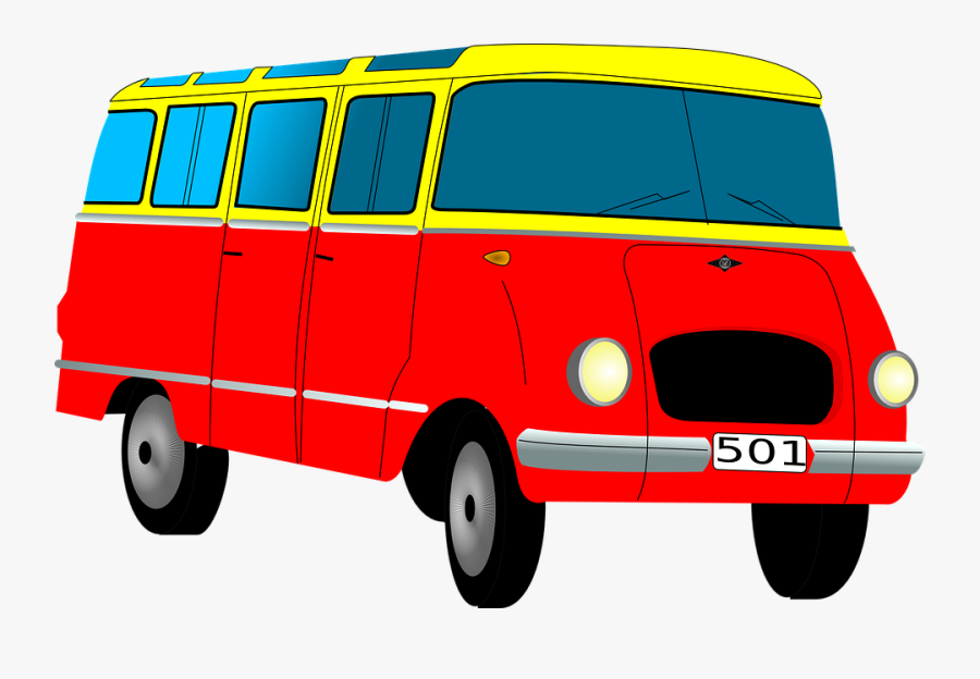 Transparent Passenger Auto Png - Red Van Clipart, Transparent Clipart
