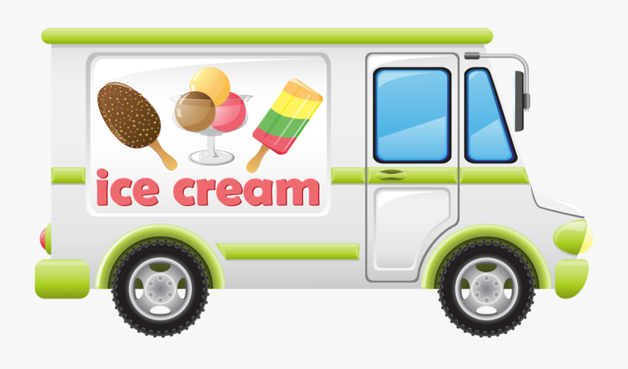 Ice Cream Truck Clipart - Clipart Ice Cream Truck, Transparent Clipart