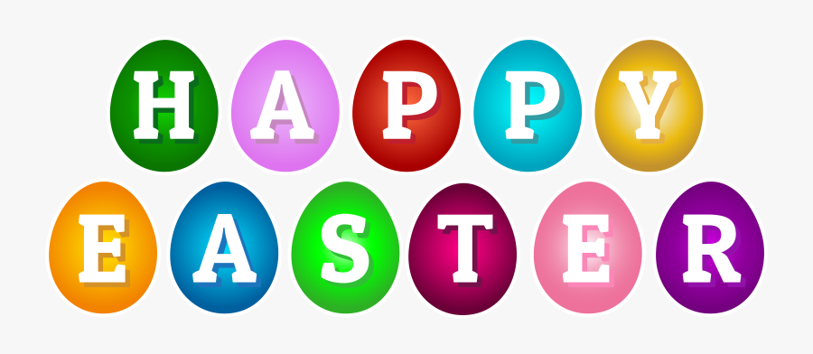 Egg Clipart Happy Easter - Circle, Transparent Clipart