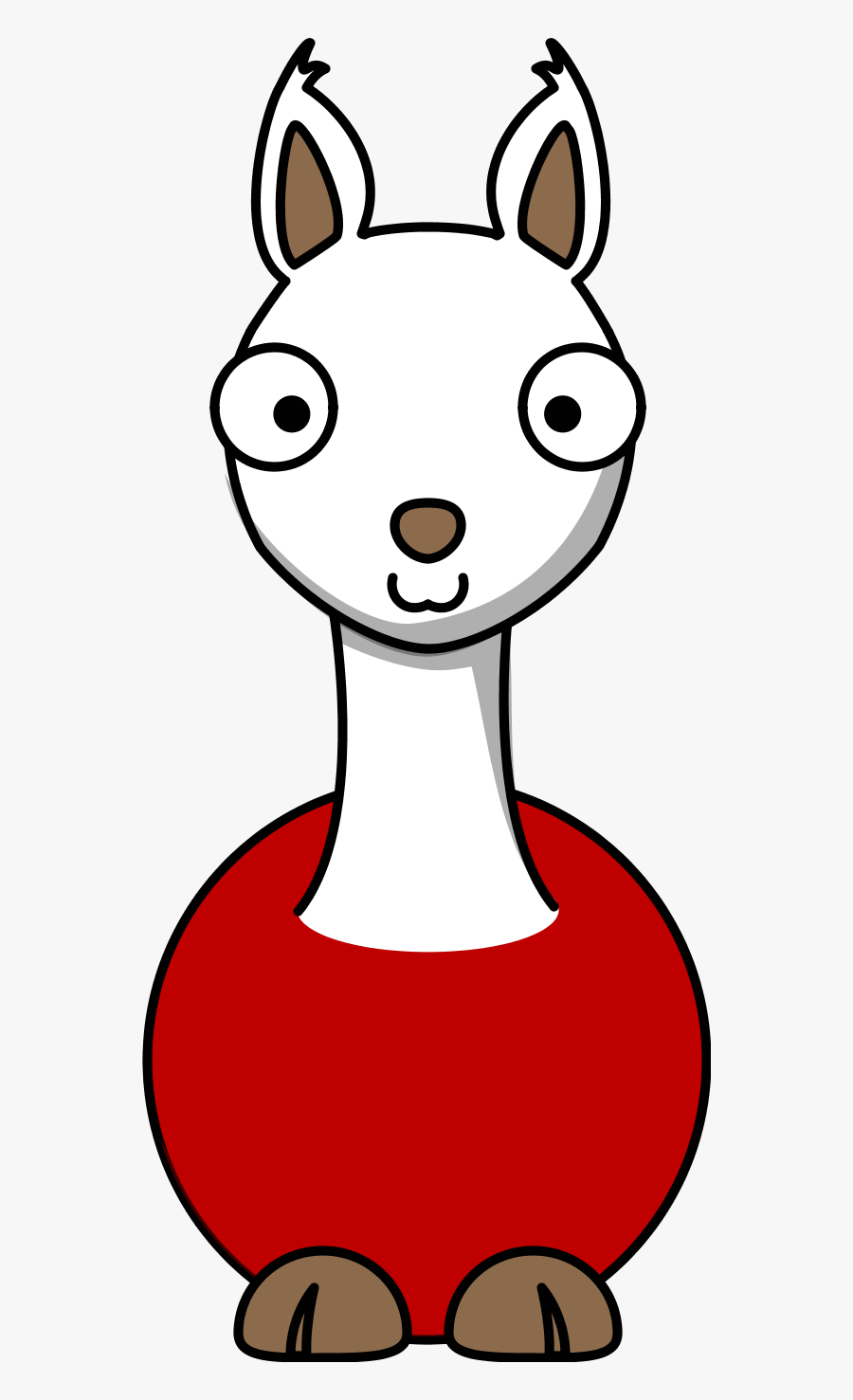 Cartoon Animals Images Llama, Transparent Clipart