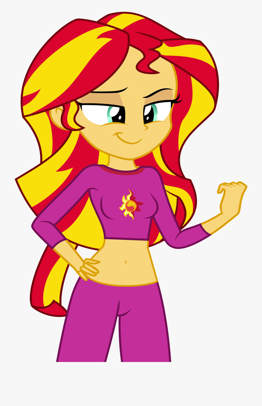 Absurd Res Artist Discorded Ponyalfonso Belly - Mlp Sunset Shimmer Belly, Transparent Clipart
