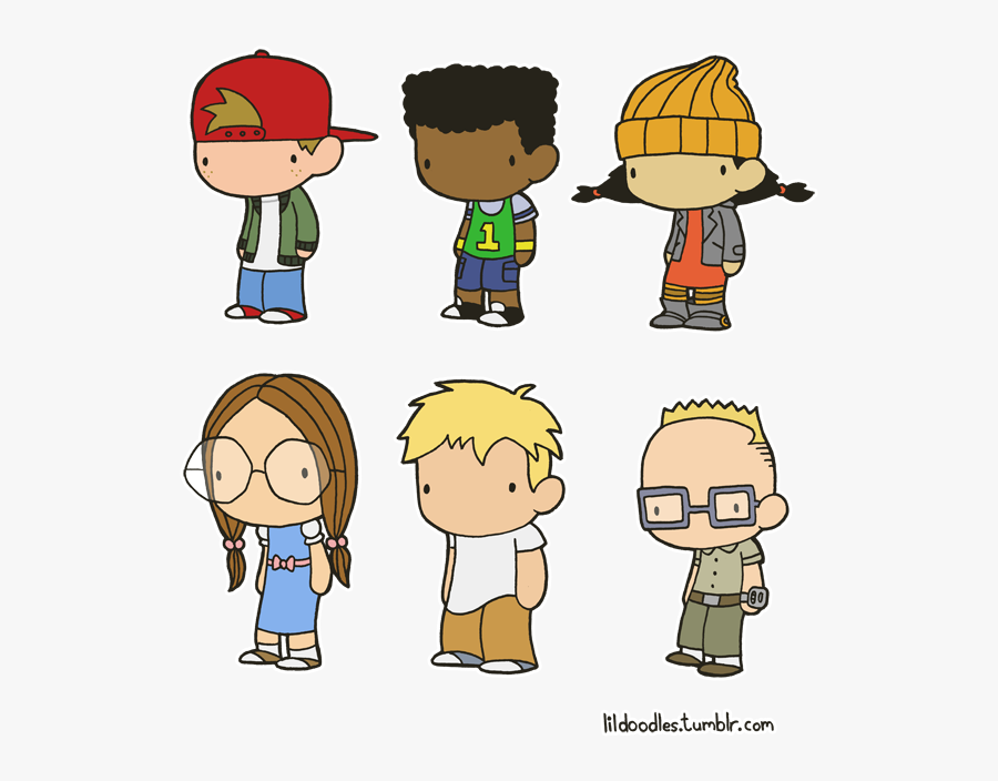 Lil Booster Pack This - Recess Vince Spinelli Mikey Tj Gretchen And Gus, Transparent Clipart