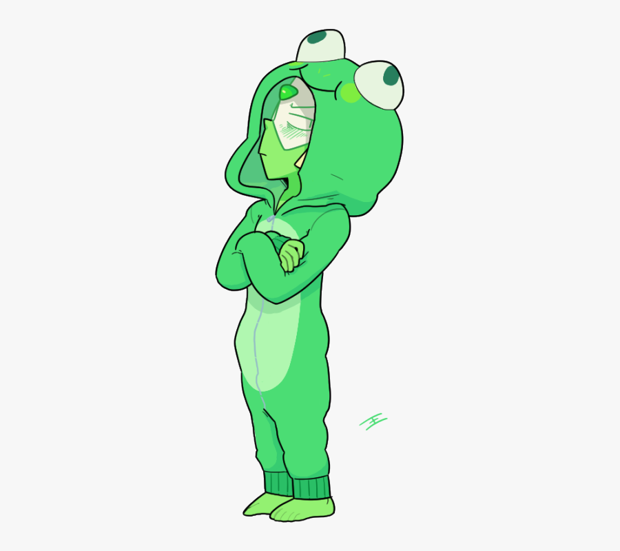 Beach City Bugle Drawing Things Out - Steven Universe Peridot Pajamas, Transparent Clipart