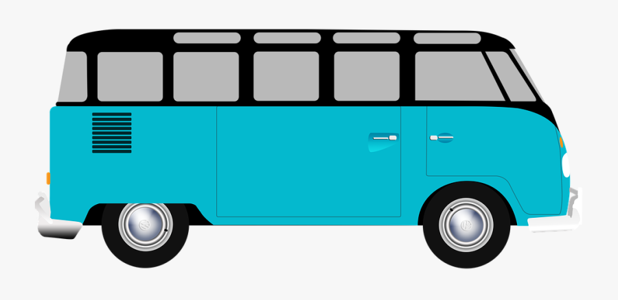 Volkswagen Clipart Surf Van - Retro Vw Van Clipart, Transparent Clipart