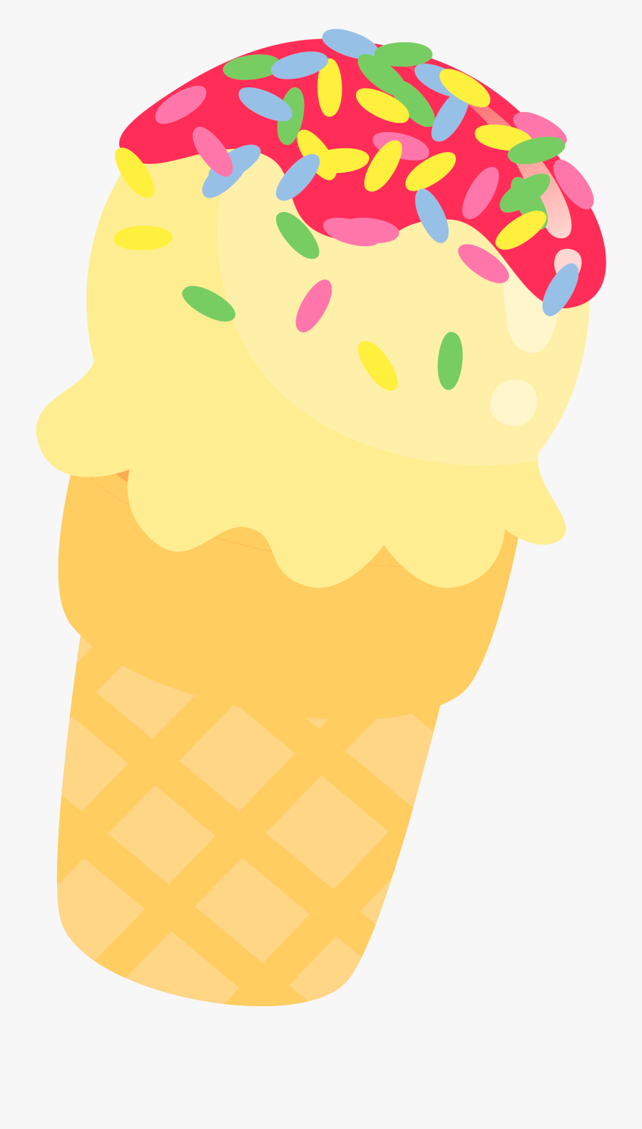 Ice Cream Clipart Ice Cream Cone Clip Art- - Ice Cream Clipart Cute, Transparent Clipart