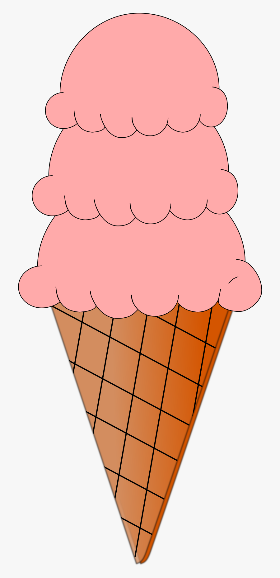 Ice Cream And Animation - Ice Cream Cone Animated, Transparent Clipart