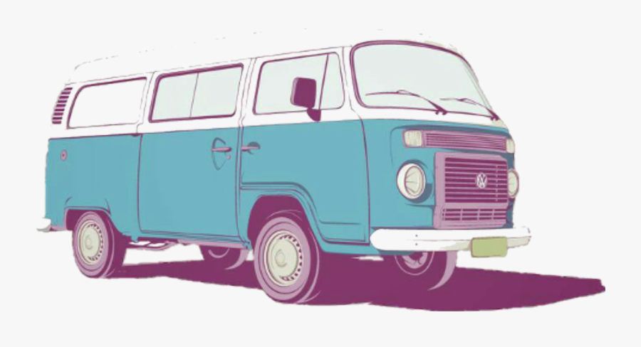 Transparent Van Clipart - Sticker Tumblr Transparent Car, Transparent Clipart