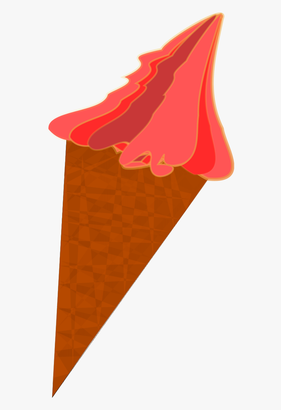 Wild-berry Ice Cream Cone - Ice Cream Clip Art, Transparent Clipart