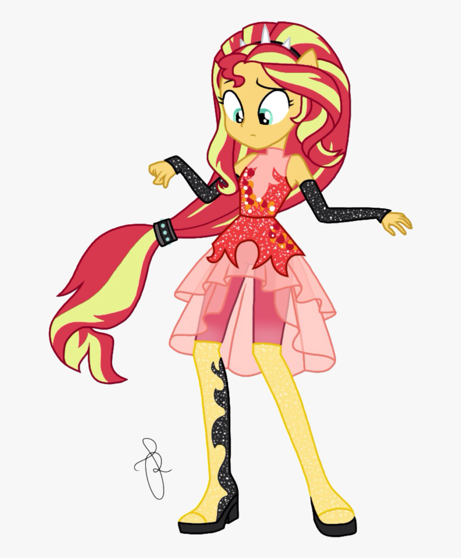 Cartoon,clip Art,graphics,costume Character,style,art - Mlp Eg Sunset Shimmer Forgotten Friendship, Transparent Clipart