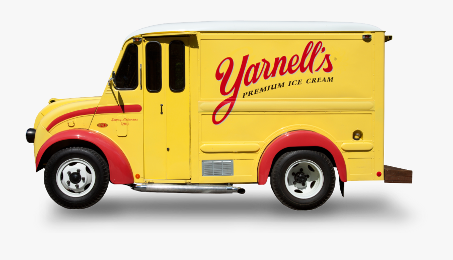 Vintage Ice Cream Truck Png Clipart - Yarnell's, Transparent Clipart