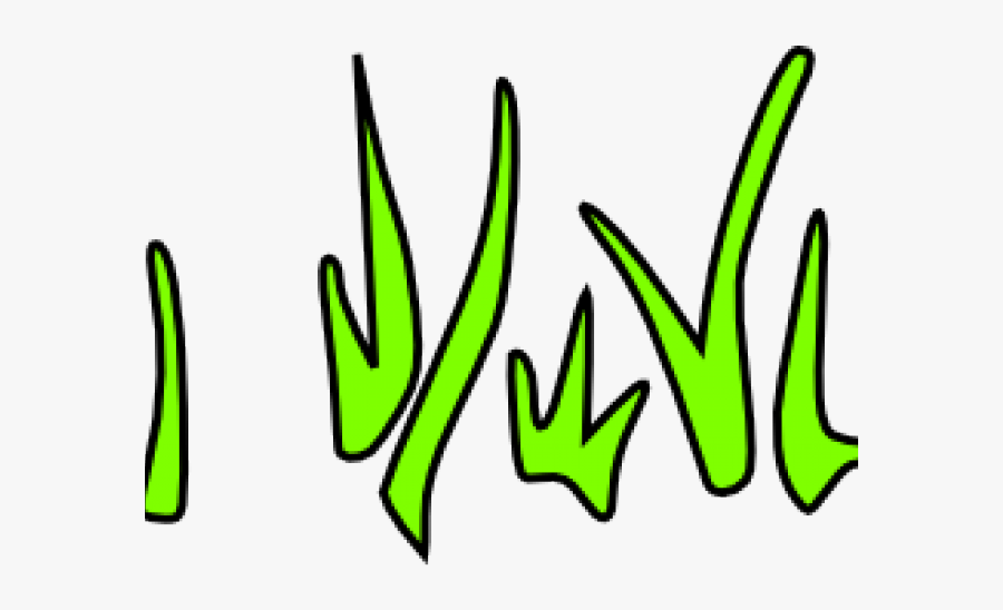 Seaweed Clipart Long - Cartoon Grass, Transparent Clipart