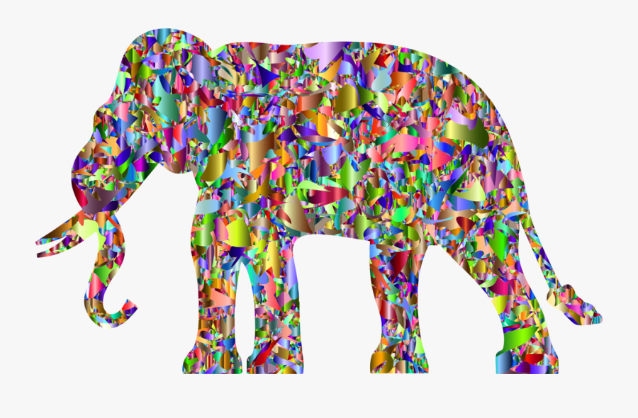 Giraffidae,elephants And Mammoths,giraffe - Art Of Elephant, Transparent Clipart