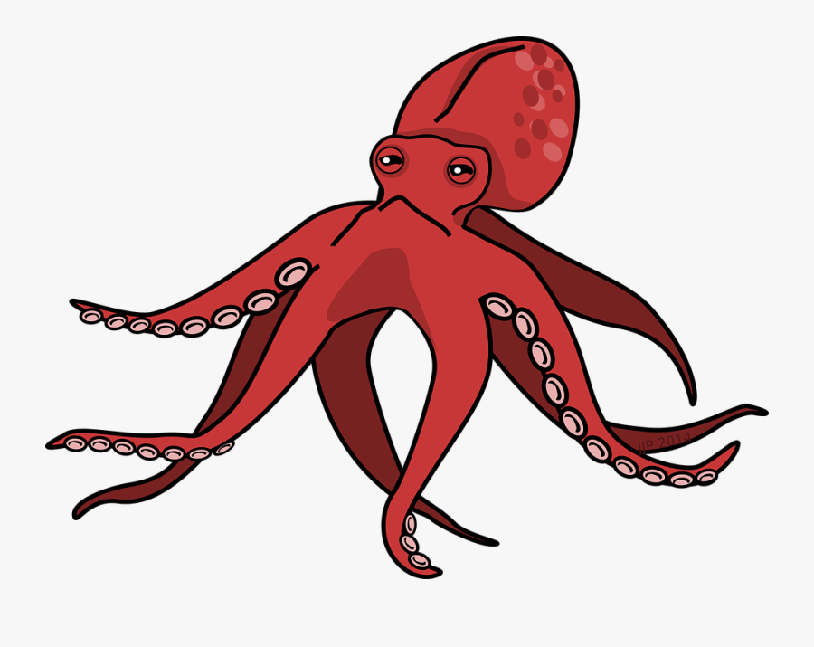 Octopus Black And White Black And White Octopus Clipart - Octopus Clipart, Transparent Clipart