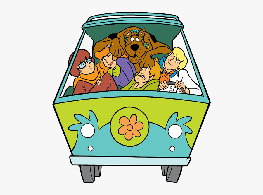 Vector Download Mystery Machine Png Comics - Mystery Machine Scooby Doo Logo, Transparent Clipart