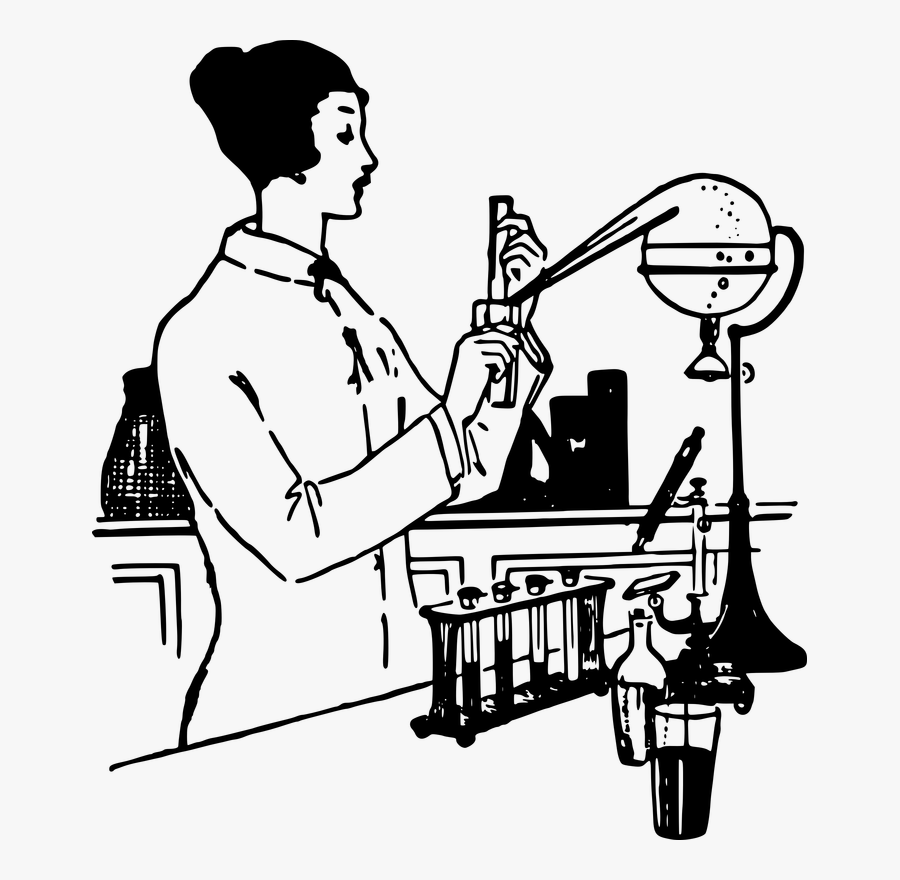 Difference Between Experiment And - Science Experiment Lab Drawing, Transparent Clipart