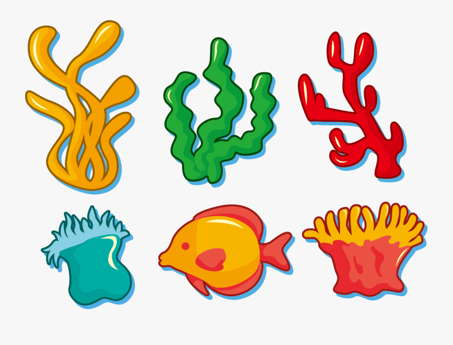 Vector Coral Reef Svg, Transparent Clipart