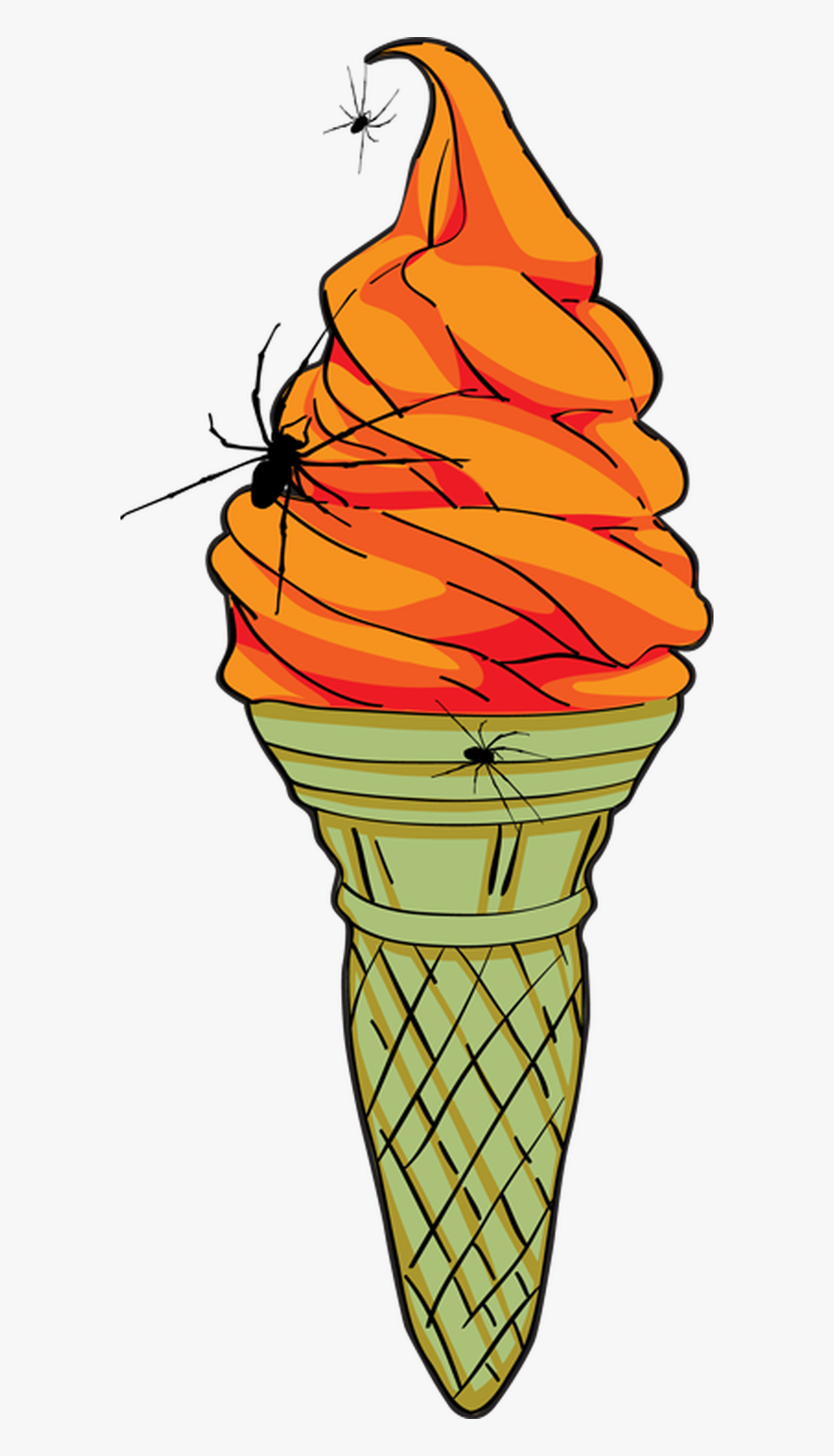Cone Clipart Ice Drop Halloween Ice Cream Clipart Free Transparent Clipart Clipartkey
