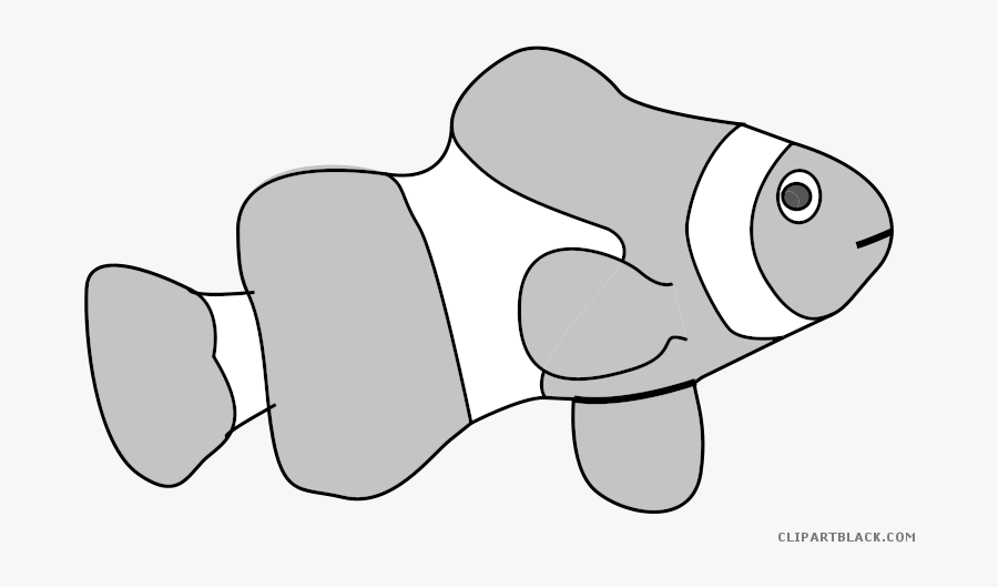 Clipart Big Fish - Text Features Labels, Transparent Clipart