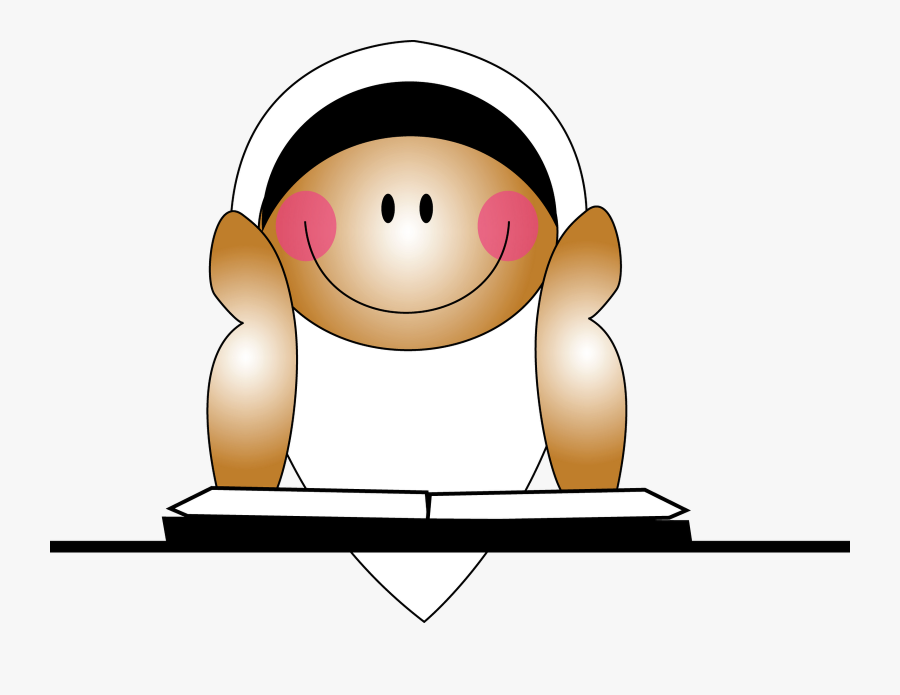 Quran Islam Muslim Clip Art - Clip Art Muslim Girl Reading, Transparent Clipart