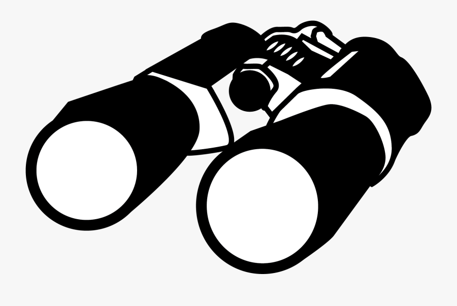 Binoculars Clipart Safari Binoculars - Binoculars Black And White Clipart, Transparent Clipart