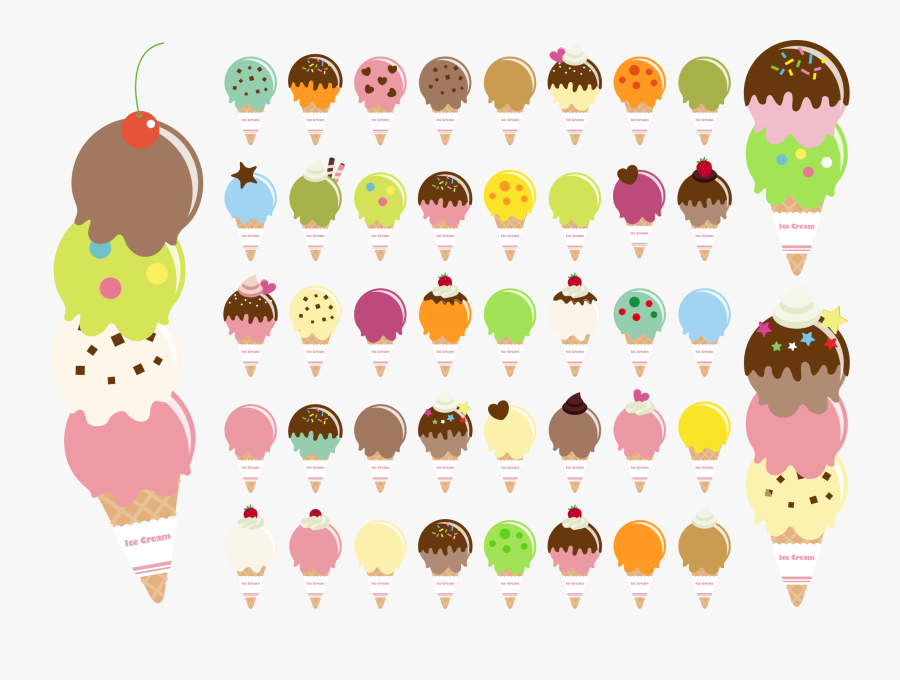 Food,ice Cream,ice Cream Cones - プラバン イラスト 無料, Transparent Clipart