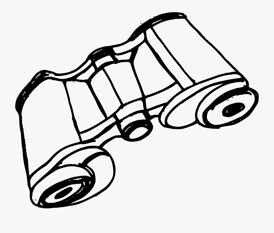 Transparent Binoculars Clipart - Binoculars Drawing Png, Transparent Clipart