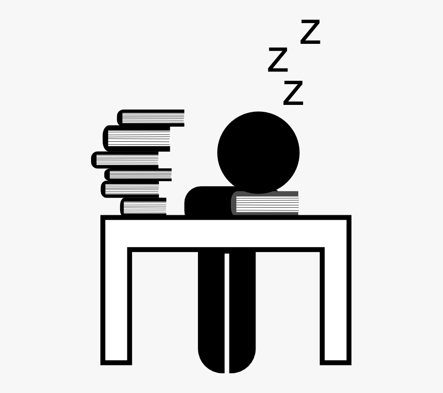 Transparent Go To Sleep Clipart - Late Night Studying Clipart, Transparent Clipart