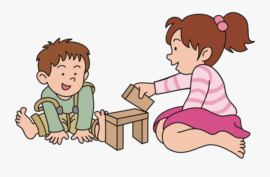 Clipart - Children Playing Clipart, Transparent Clipart