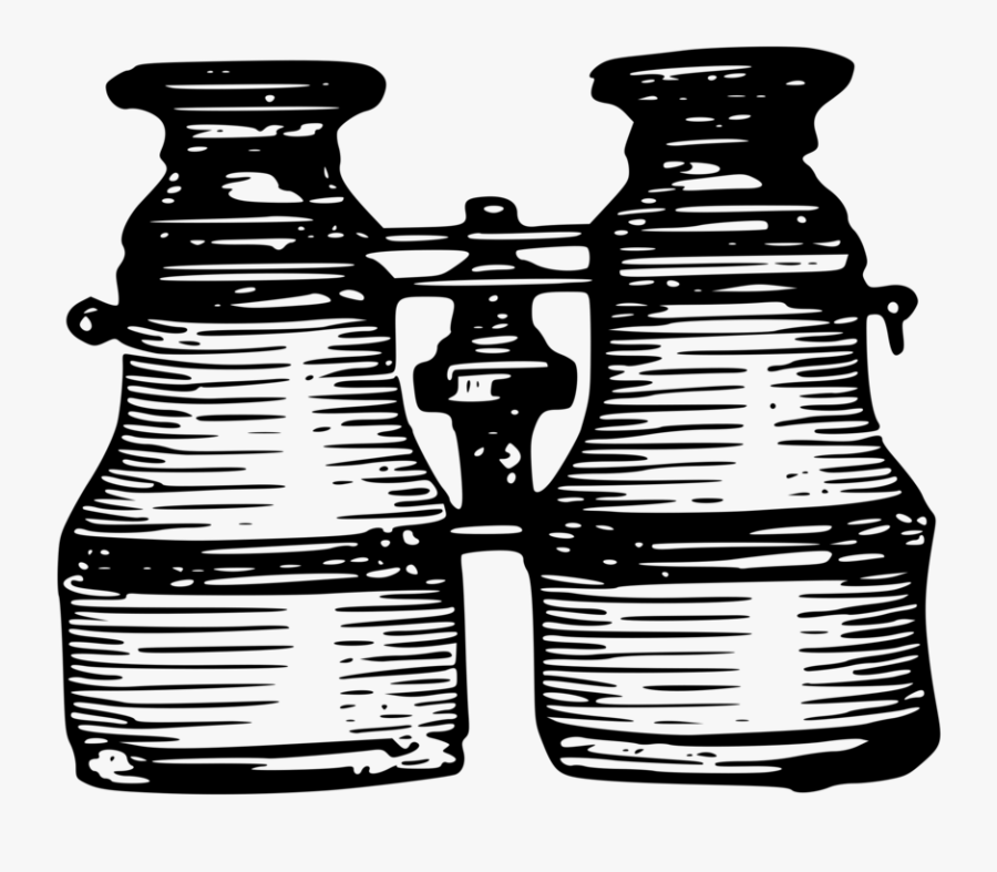 Binoculars Computer Icons Telescope Download - Old Binoculars Illustration Png, Transparent Clipart
