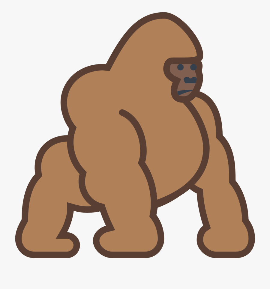 Gorilla Icon - Gorilla Clipart, Transparent Clipart