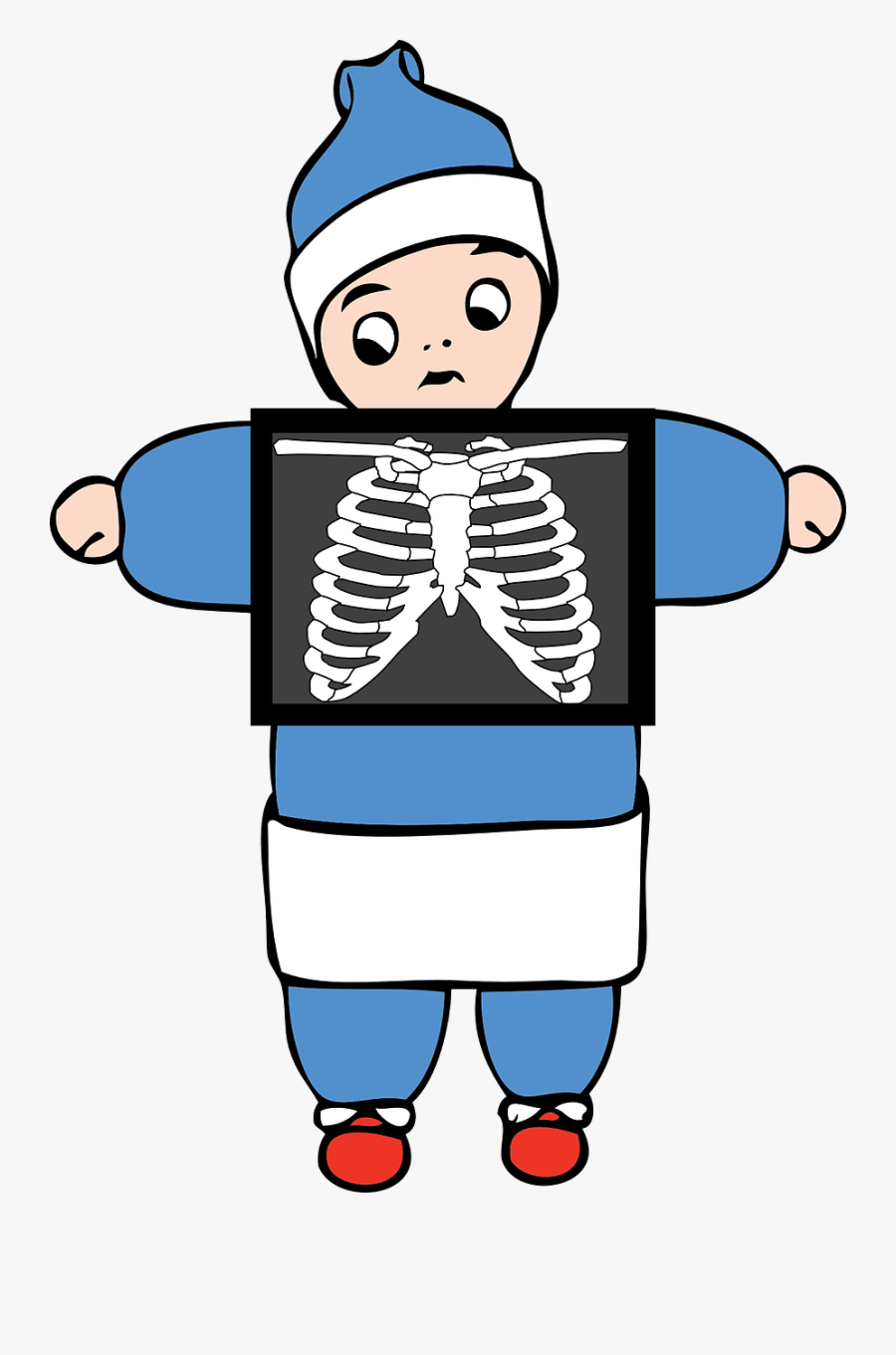 Learning About Body Parts Inside My Body - X Ray Clipart Free, Transparent Clipart