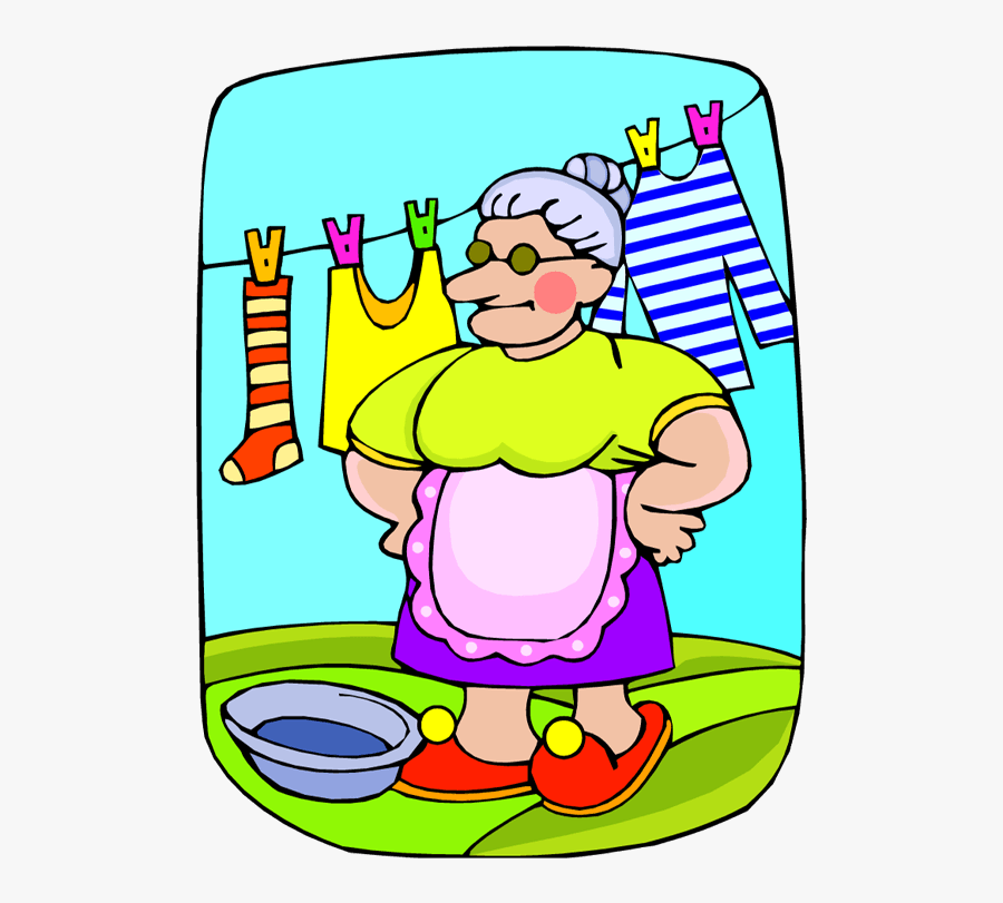 Steps Hang Clothes Clipart - Hanging Clothes Clip Art, Transparent Clipart