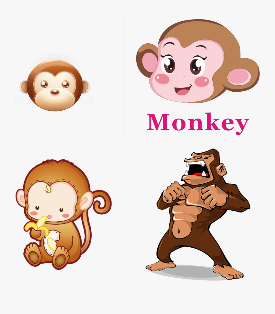 Western Gorilla Ape Clip Art - Angry Gorilla Cartoon, Transparent Clipart