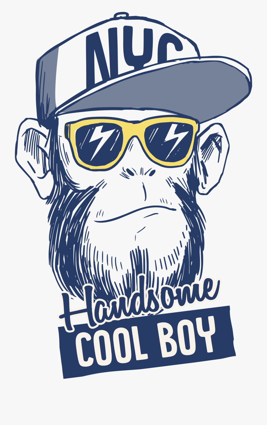 Sketch Monkey T-shirt Gorilla Logo Lovely Clipart - New T Shirt Design Png, Transparent Clipart