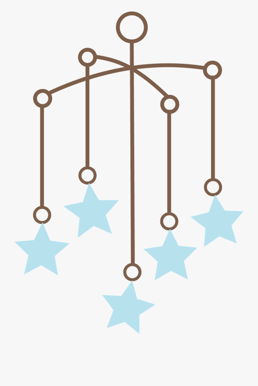 Crib Mobile Clipart, Transparent Clipart