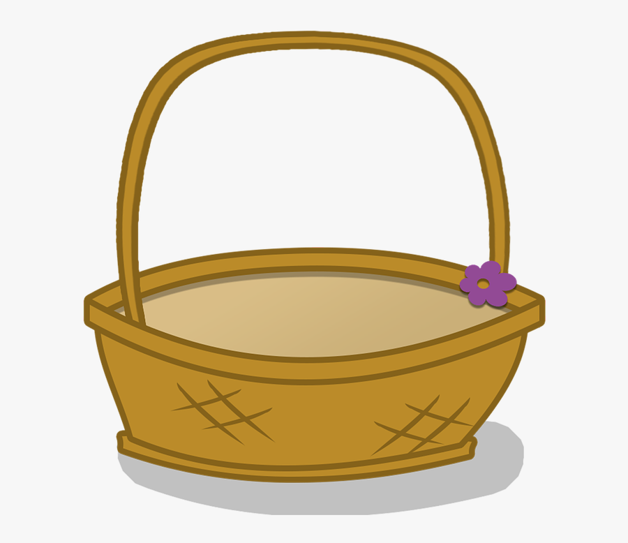 Basket, Clipart, Cartoon, Crate, Container - Korb Clipart, Transparent Clipart